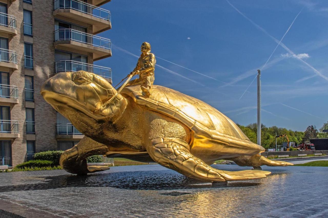 Apartmán Penthousestudio Gaudi Met Zonneterras En Zicht Op Zee Nieuwpoort Exteriér fotografie